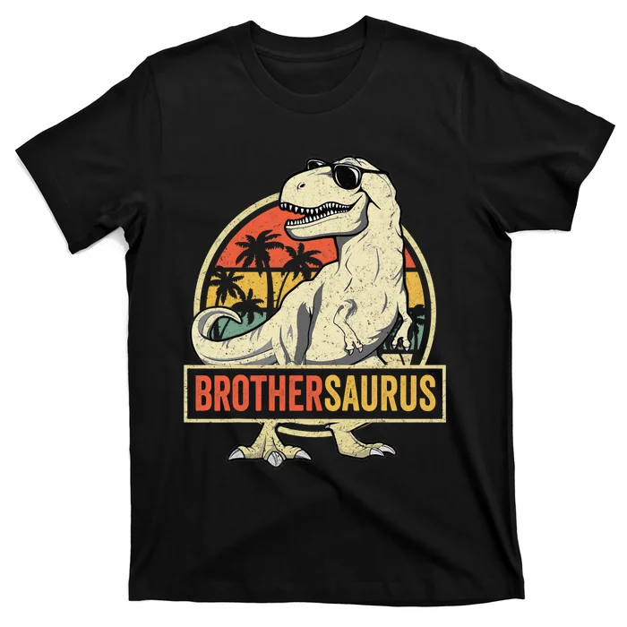 Brothersaurus T Rex Dinosaur Brother Saurus Family Matching T-Shirt