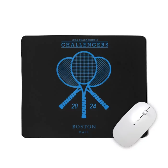 Blue Tennis Rackets Challengers Movie Mousepad