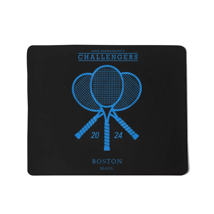 Blue Tennis Rackets Challengers Movie Mousepad