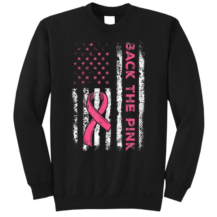 Back The Ribbon American Flag Sweatshirt