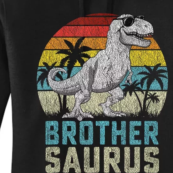 Brothersaurus T Rex Dinosaur Brother Saurus Family Tank Top Women's Pullover Hoodie