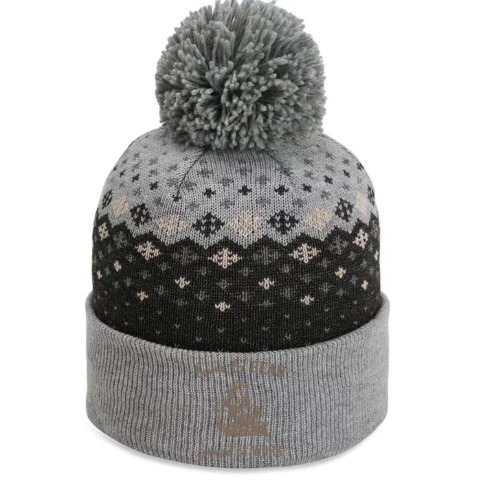 Born To Read Forced To Work Retro The Baniff Cuffed Pom Beanie