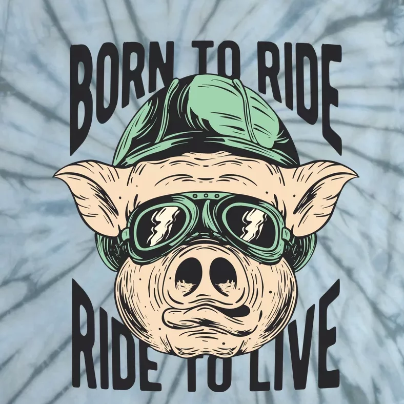 Born To Ride Ride To Live Tie-Dye T-Shirt