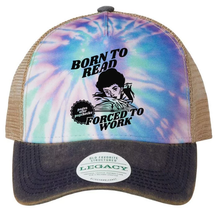 Born To Read Bookish Legacy Tie Dye Trucker Hat