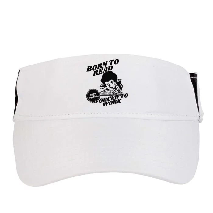 Born To Read Bookish Adult Drive Performance Visor