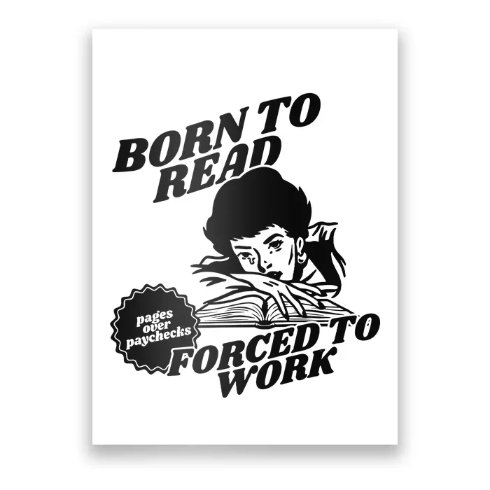 Born To Read Bookish Poster