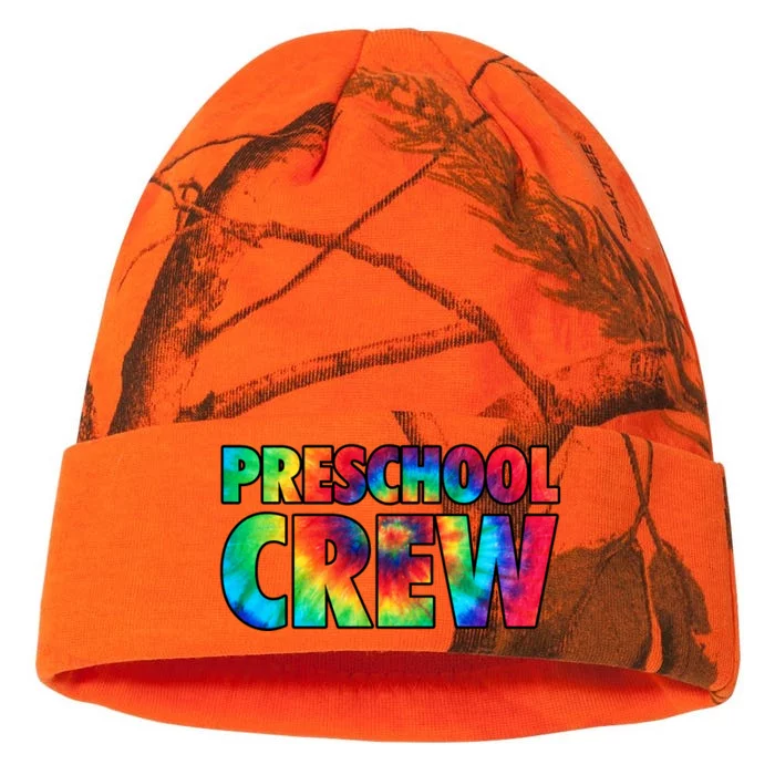 Back To School Preschool Crew Tie Dye Teacher Kati - 12in Camo Beanie