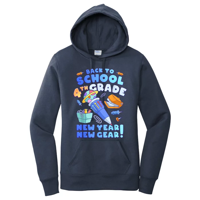 Back To School Boy 4th Grade School Supplies Women's Pullover Hoodie