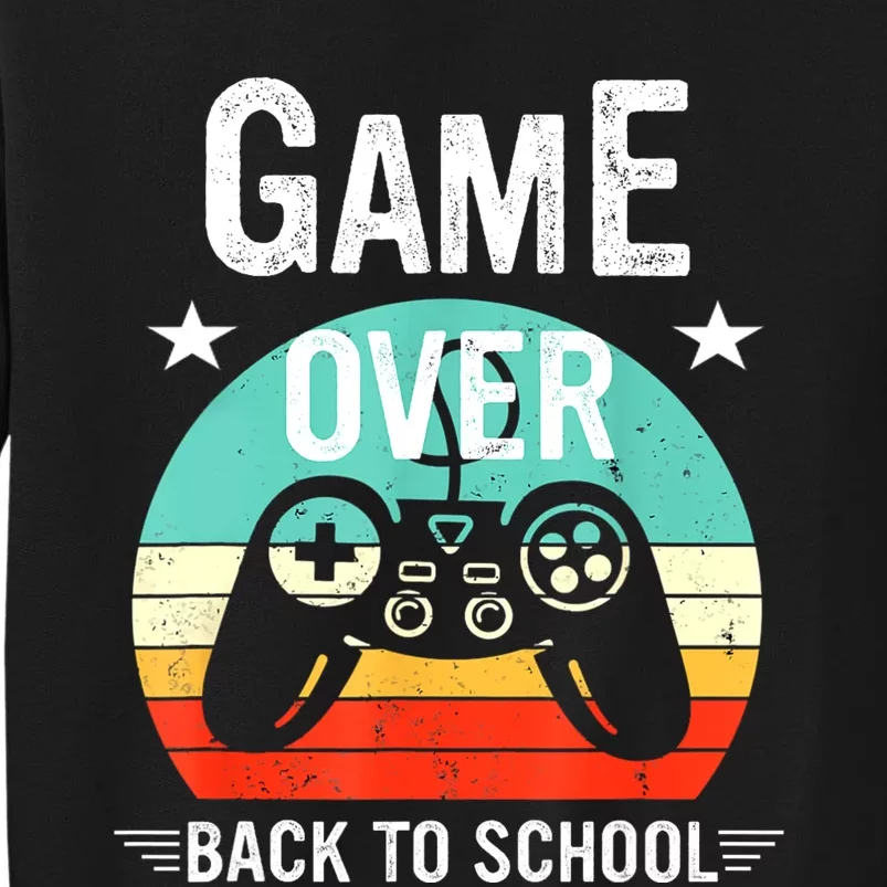 Back To School Game Over First Day Of School Funny Gamer Sweatshirt