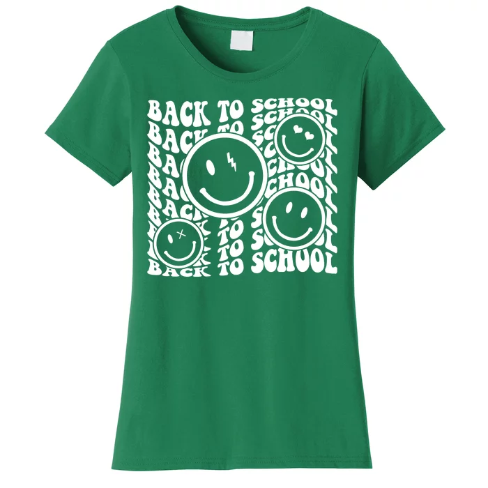 Back To School Retro Smile Face Women's T-Shirt