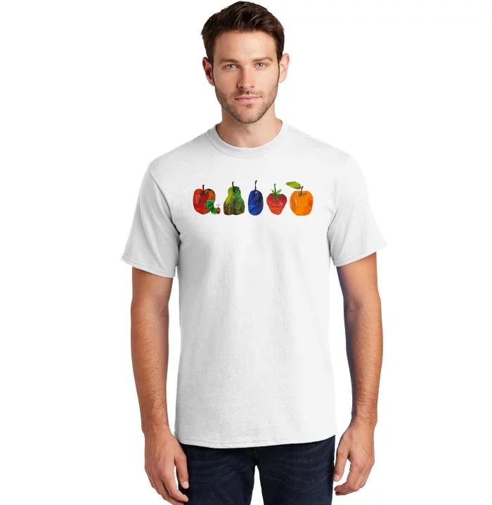 Back To School Cute Hungry Caterpillar Teacher Kindergarten Tall T-Shirt