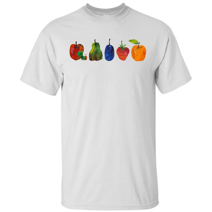 Back To School Cute Hungry Caterpillar Teacher Kindergarten Tall T-Shirt