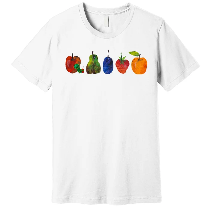 Back To School Cute Hungry Caterpillar Teacher Kindergarten Premium T-Shirt