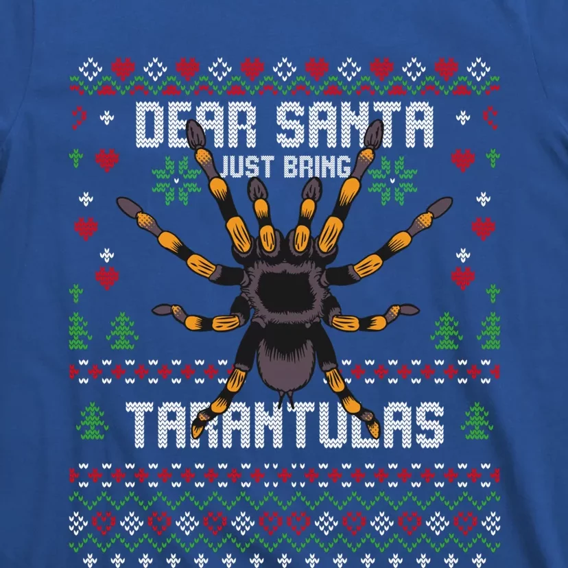 Black Tarantula Spider Christmas Ugly Xmas Sweater Funny Gift T-Shirt