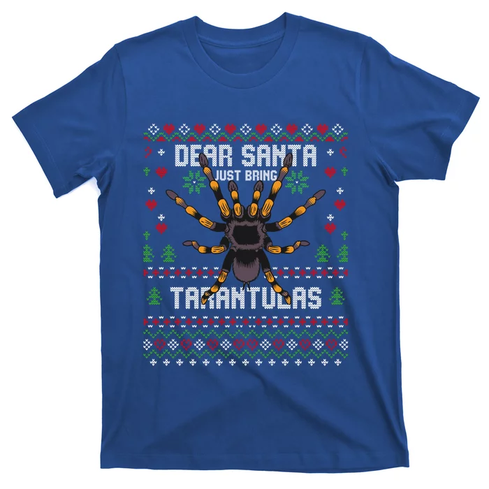 Black Tarantula Spider Christmas Ugly Xmas Sweater Funny Gift T-Shirt