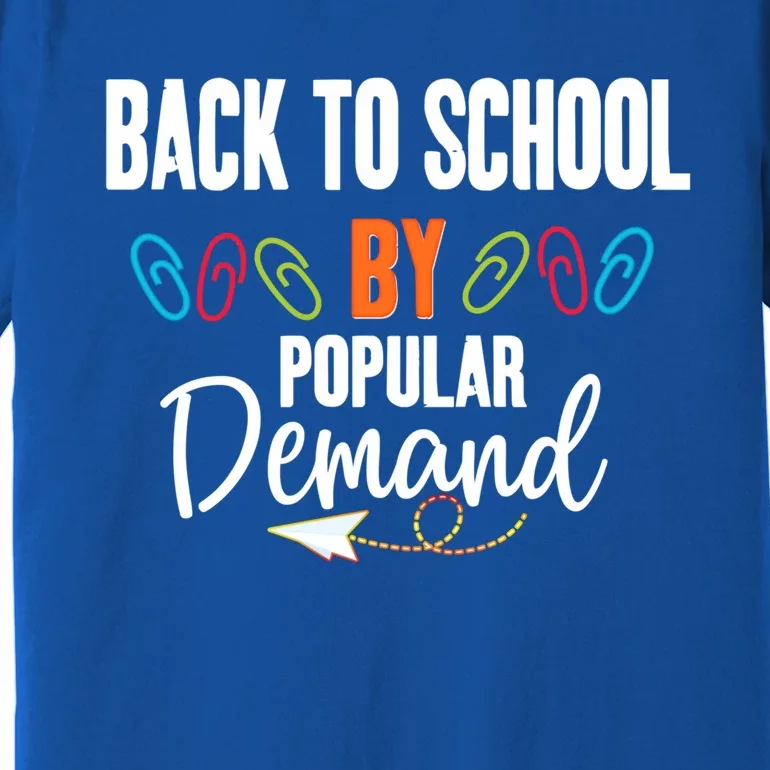 Back To School By Popular Ded Typography Gift Premium T-Shirt