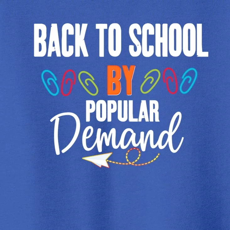 Back To School By Popular Ded Typography Gift Toddler T-Shirt