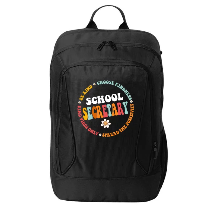 Back To School First Day Of School Admin School Secretary Gift City Backpack