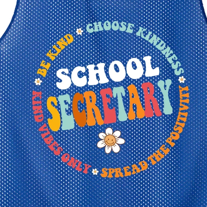 Back To School First Day Of School Admin School Secretary Gift Mesh Reversible Basketball Jersey Tank