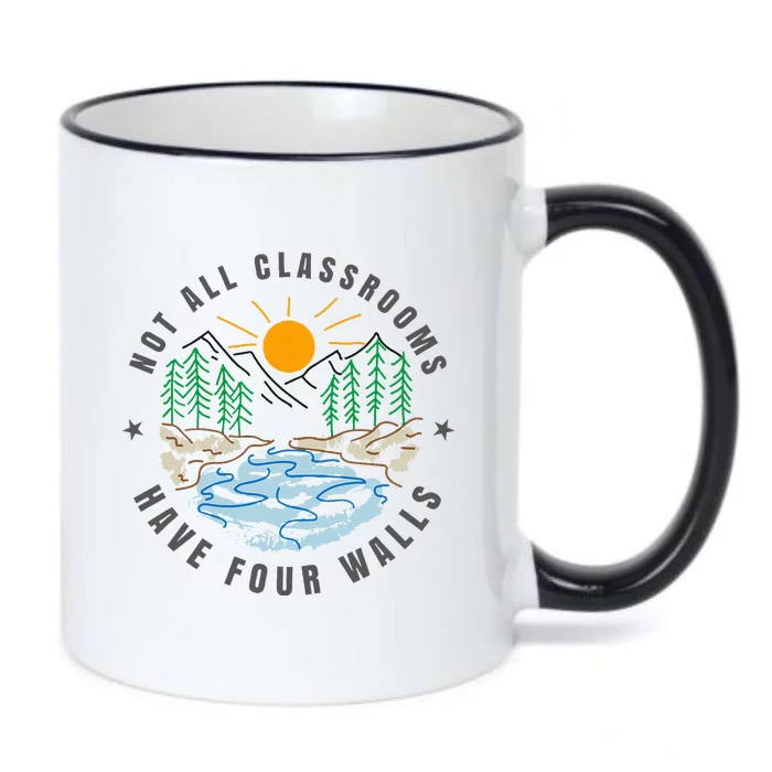 Back To School Not All Classrooms Have Four Walls Nature Black Color Changing Mug