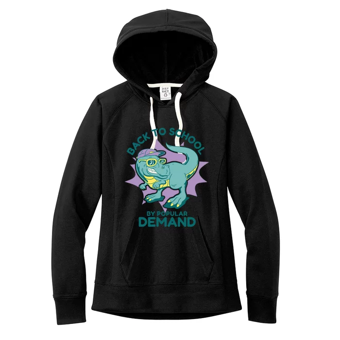 Back To School By Popular Ded Dinosaur Sunglasses Gift Women's Fleece Hoodie