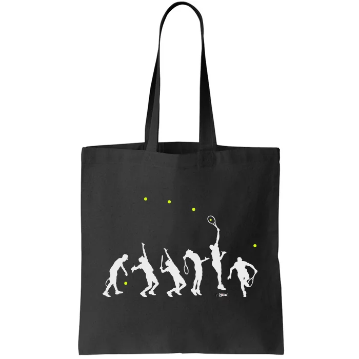 Big Tennis Serve Tennis Silhouette Big Serve Tote Bag