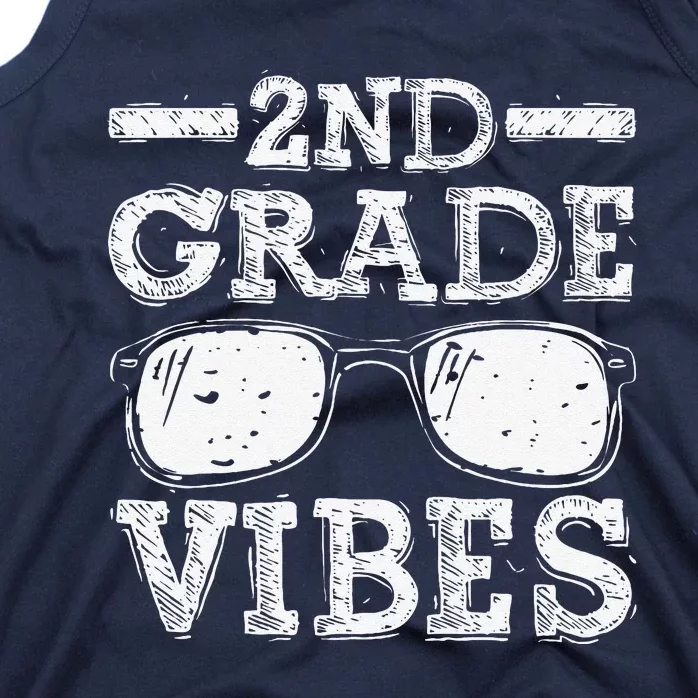 Back To School 2nd Grade Vibes First Day Teacher Tank Top