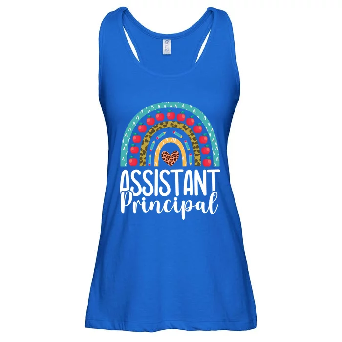 Back To School Rainbow Assistant Principal Appreciation Gift Ladies Essential Flowy Tank