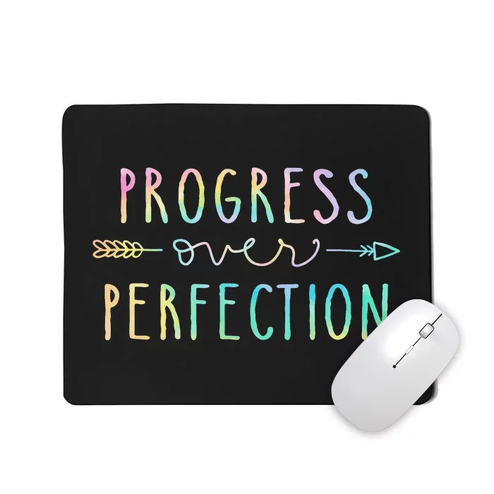 Back To School Progress Over Perfection Motivational Gifts Mousepad