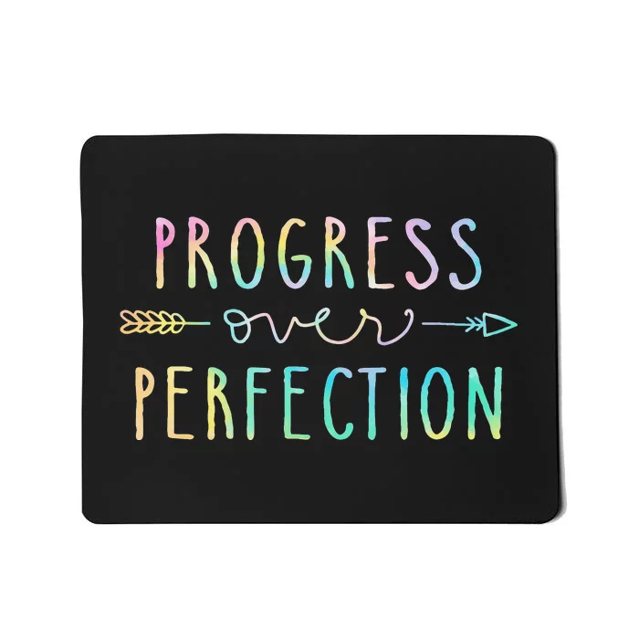 Back To School Progress Over Perfection Motivational Gifts Mousepad