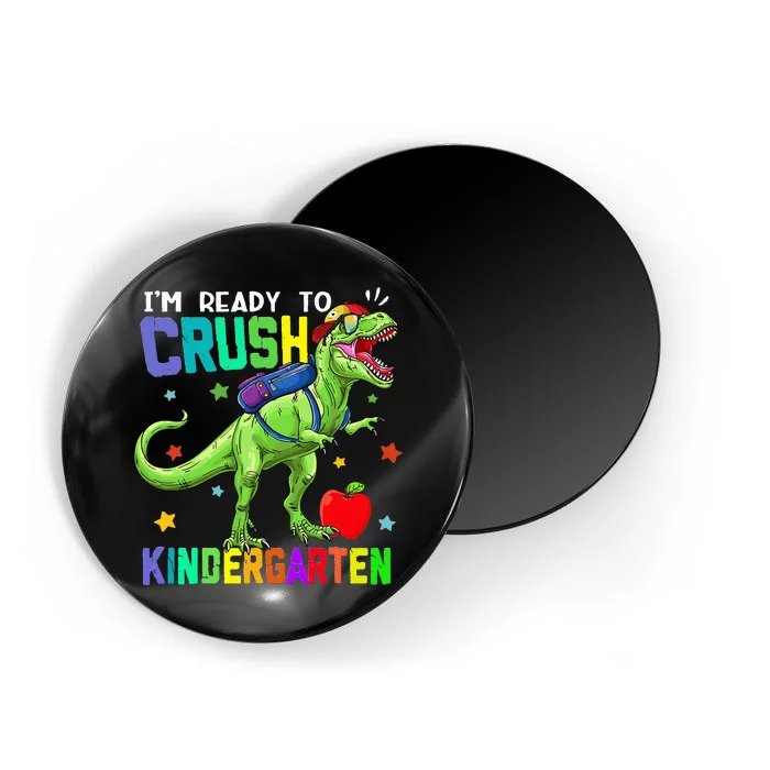 back to school dinosaur im ready to crush kindergarten Magnet