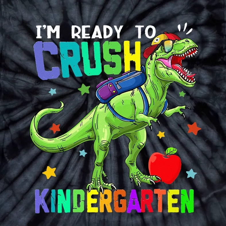 back to school dinosaur im ready to crush kindergarten Tie-Dye T-Shirt