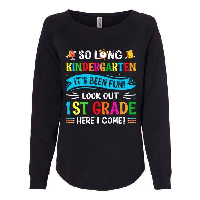 Back to School Boy First Day ofKindergarten 1st Grade Come Womens California Wash Sweatshirt