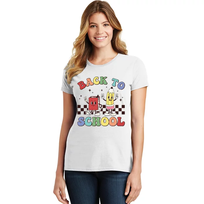 Back To School Teachers Happy First Day Of School Women's T-Shirt