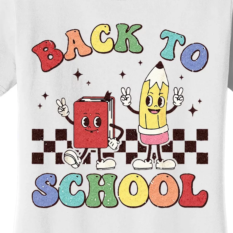 Back To School Teachers Happy First Day Of School Women's T-Shirt