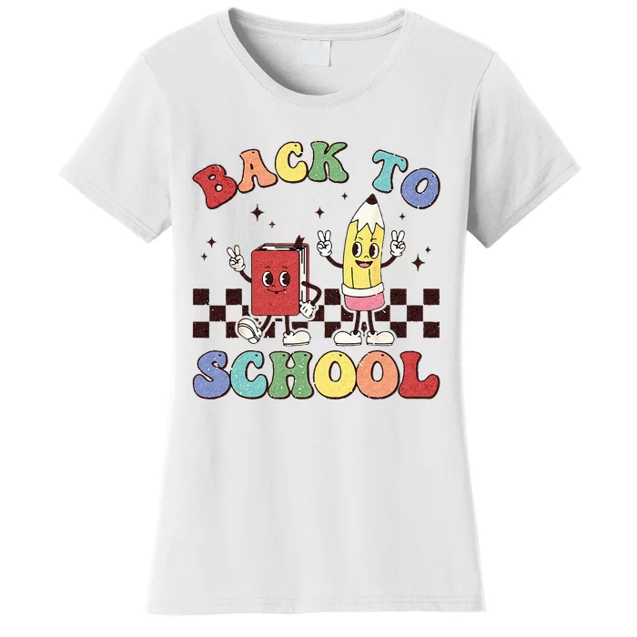 Back To School Teachers Happy First Day Of School Women's T-Shirt