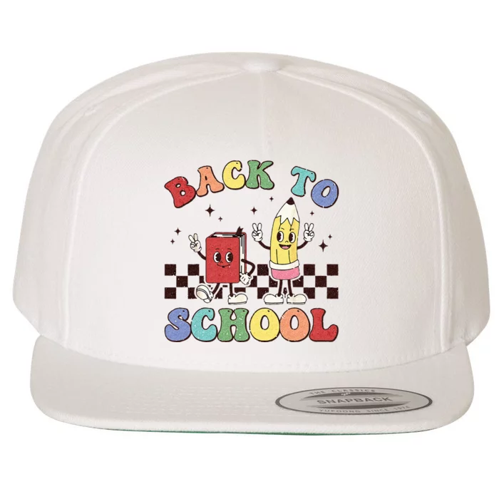 Back To School Teachers Happy First Day Of School Wool Snapback Cap