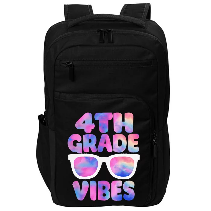 Back To School 4th Grade Vibes First Day Teacher Impact Tech Backpack