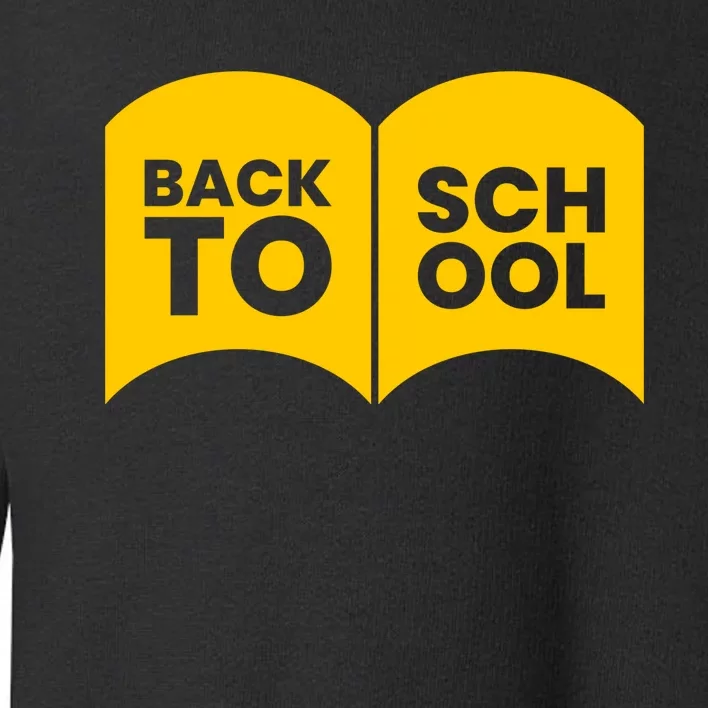 Back To School Print Toddler Sweatshirt