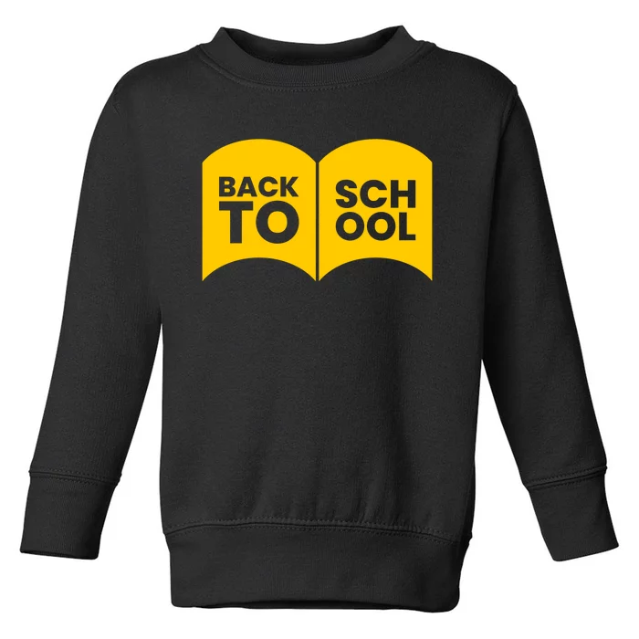 Back To School Print Toddler Sweatshirt