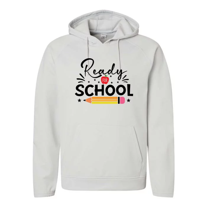 Back To School Readiness Graphic Performance Fleece Hoodie