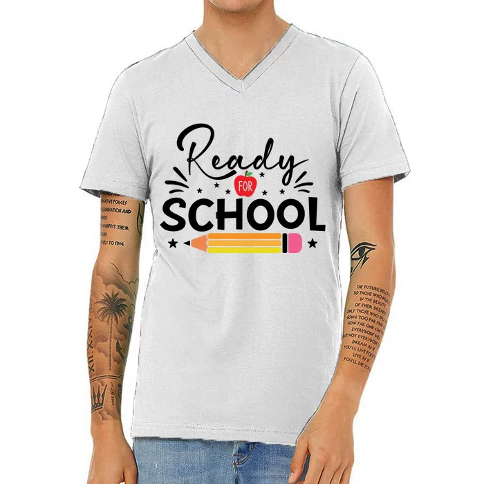 Back To School Readiness Graphic V-Neck T-Shirt