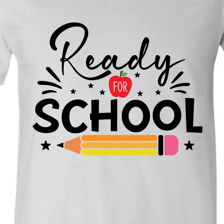 Back To School Readiness Graphic V-Neck T-Shirt