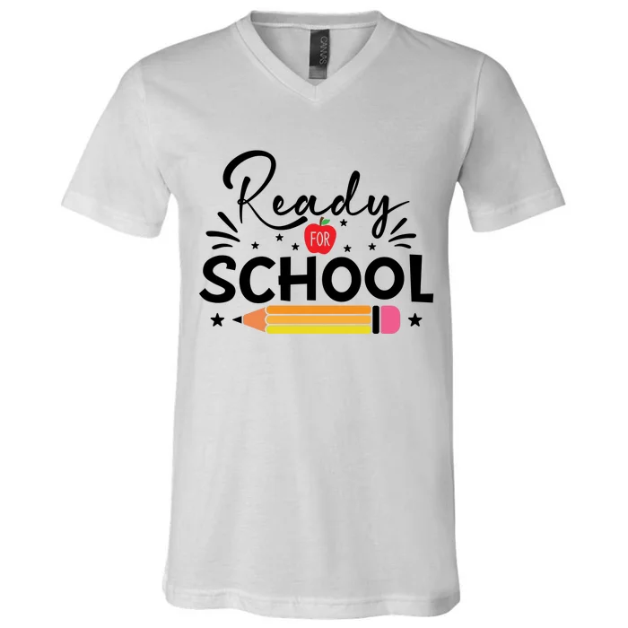 Back To School Readiness Graphic V-Neck T-Shirt