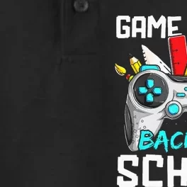 Back To School Funny Game Over Teacher Student Controller Dry Zone Grid Performance Polo