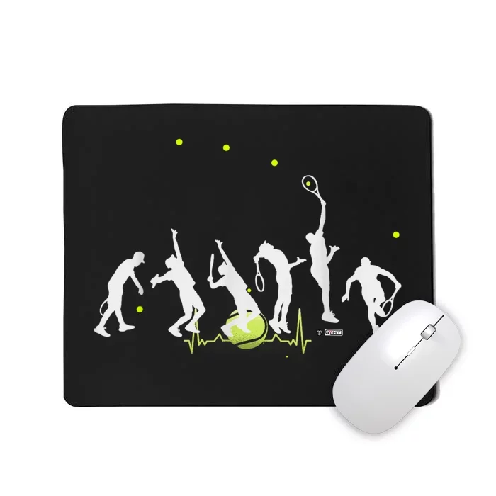 Big Tennis Serve Soft Serve Tennis Tennis Ball Pulse Mousepad