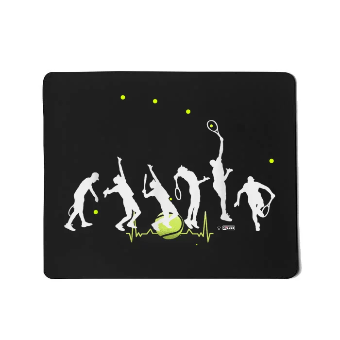 Big Tennis Serve Soft Serve Tennis Tennis Ball Pulse Mousepad