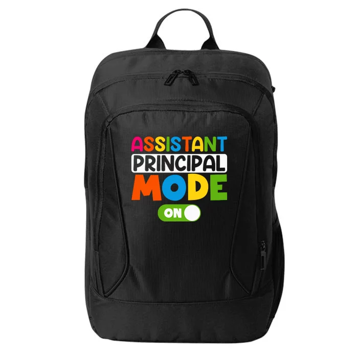 Back To School Assistant Principal Mode On City Backpack