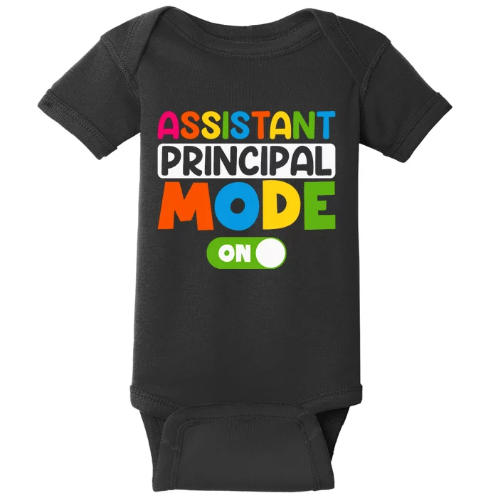 Back To School Assistant Principal Mode On Baby Bodysuit