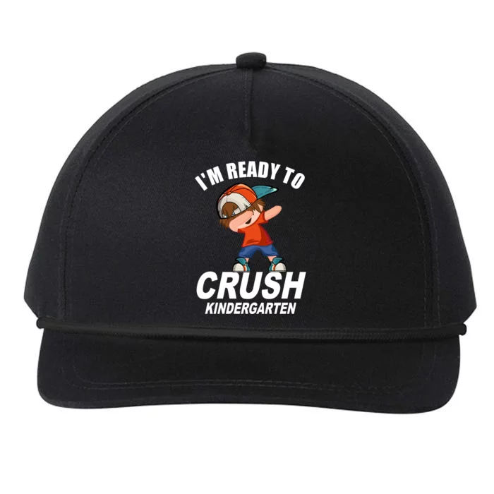 Back To School Im Ready To Crush Kindergarten Gift Snapback Five-Panel Rope Hat